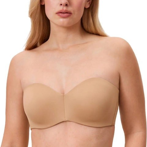 Reggiseno Senza Spalline Con Ferretto Non Imbottito Minimizer Taglie Forti Supporto Invisibile Bandeau Con Silicone