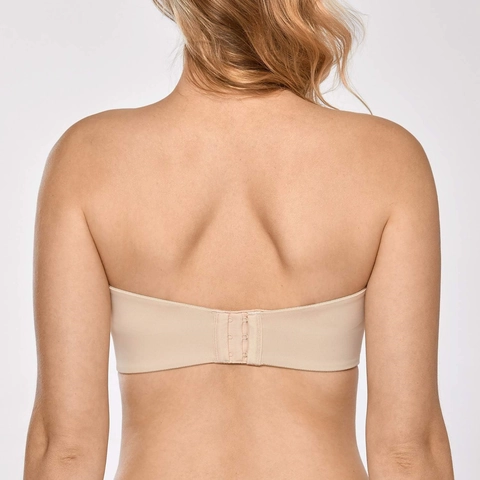 Reggiseno Senza Spalline Con Ferretto Non Imbottito Donna Plus Size Minimizer Support Bandeau Invisibile Per Abito Festa