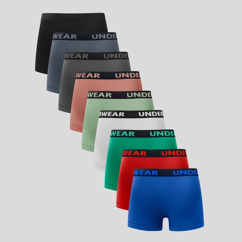 Herren Atmungsaktive Nylon Boxershorts Set Bequeme Polyamid Sportunterwäsche Mit Elastischem Buchstabenbund Herren Boxershorts