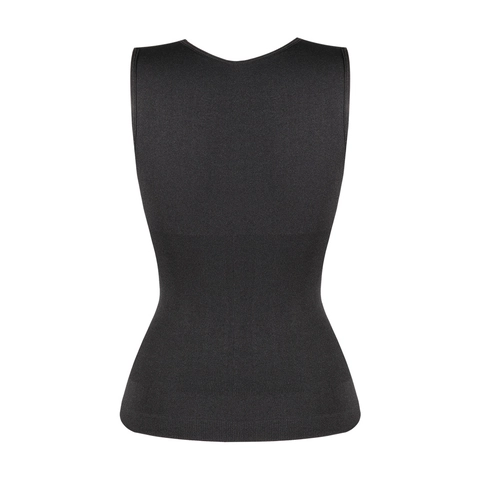 Damen Plus Size Nahtloses Formendes Tank Top Bauchkontrolle Ärmellose Körperformer Weste Atmungsaktiv Bruststütze Schlankheitshemd