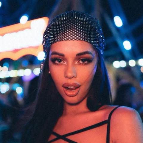 Bandana de Malla de Lujo con Diamantes de Imitación para Mujer Tocado de Cristal Brillante Moda Discoteca Fiesta Sombrero de Malla