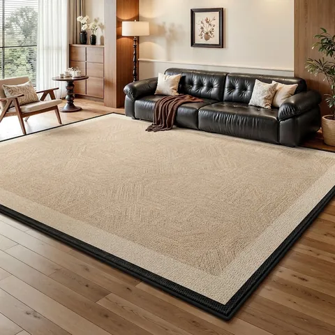 Ice Satin Cooling Carpet Living Room Rug Modern Minimalist Breathable Floor Mat Anti Slip Pet Resistant Antibacterial