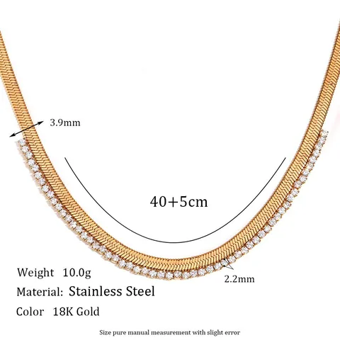 18K Gold Plated Stainless Steel Necklace Ring And Earrings Zircon Pave Herringbone Texture Chic Fashion Women