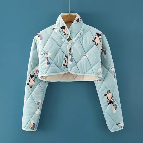 Scaldaspalle Invernale Ispessito Mantella in Velluto di Visone per Donna Protezione Spalle e Collo Postpartum Gilet Trapuntato