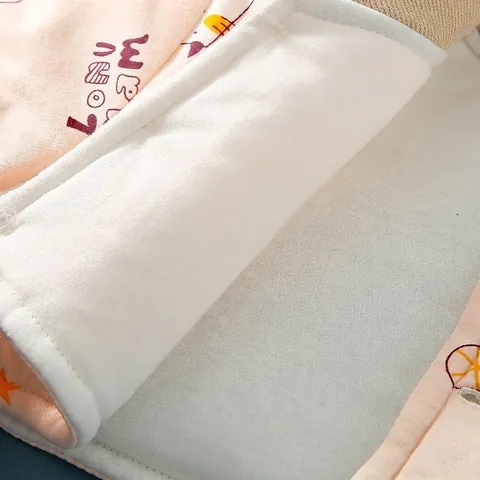 Protezione Termica Spalle Neonato Ispessito Foderato in Pile Autunno Inverno Gilet Nanna Bambini Maglietta Calda a Maniche Corte