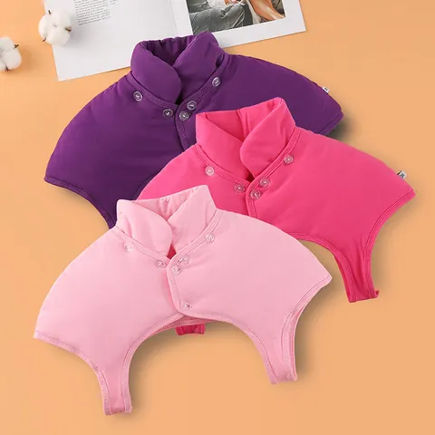 Women's Shoulder Warmer Quilted Cotton Neck Support Cape For Sleeping Postpartum Elderly Winter Warm Windproof Soft Wrap