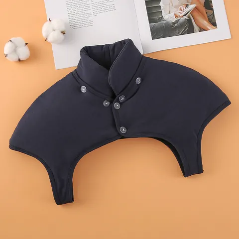 Unisex Thickened Shoulder Neck Warmer Padded Cotton Thermal Wrap For Sleeping Postpartum Elderly Autumn Winter Shoulder Support