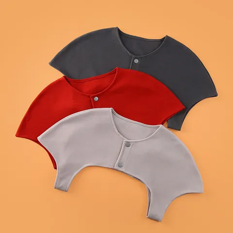 Thermal Cationic Velvet Shoulder Warmer Cape For Men Women Snap Button Breathable Shoulder Protection Wrap For Sleeping Home