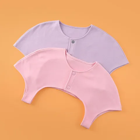 Kationischer Samt Warmer Schulterschutz Für Herren Damen Rundhals Druckknopf Schulterwickel Für Schlafen Zuhause Klimatisiertes Zimmer