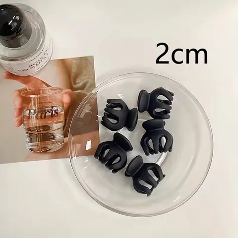 Molle per Capelli Piccole Opache in Stile Coreano Forcine in Plastica Smerigliata a Forma di Zucca per Donna Ragazza Accessori per Capelli