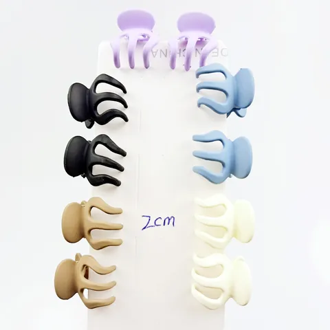 Molle per Capelli Piccole Opache in Stile Coreano Forcine in Plastica Smerigliata a Forma di Zucca per Donna Ragazza Accessori per Capelli
