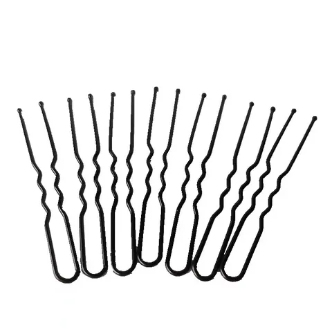 Forcine per Capelli in Metallo a Forma di U da Donna Fermagli Ondulati Verniciati Accessori per Capelli da Sposa Eleganti per Uso Quotidiano