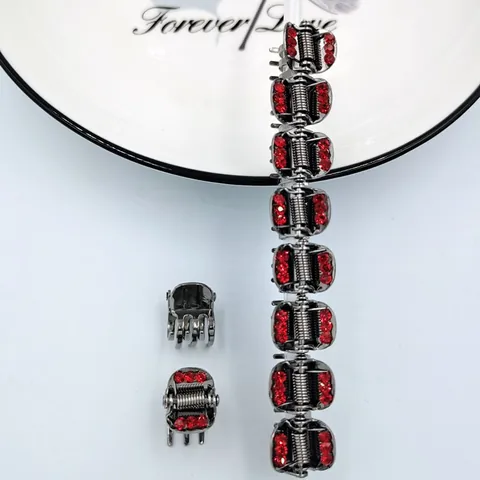 Mini Metall Haarkralle Legierung Strass Koreanischer Stil Vintage Haarnadel Zubehör Für Damen Hochzeit Party Dekoration