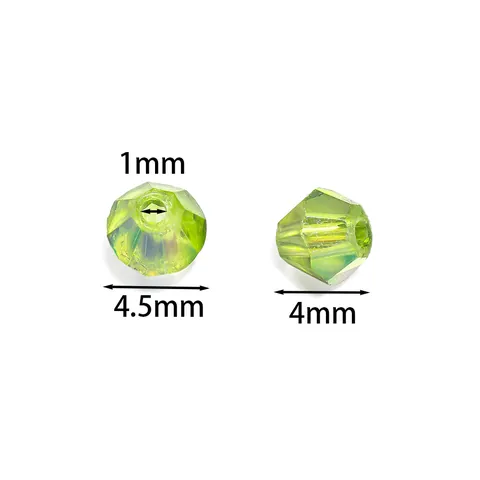 Bicone Glass Crystal Beads For DIY Jewelry Making Colorful Faceted AB Coated Loose Beads Strand For Necklace Bracelet Handmade Crafting Accessories