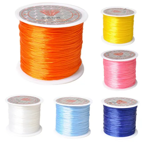 Strong Stretchy Polyurethane Crystal Beading Thread Elastic Cord For DIY Jewelry Making Bracelet Necklace Crafting Cord
