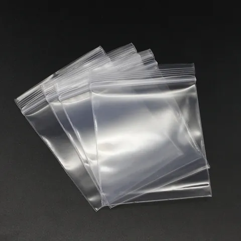 Dicke Klare PE Kunststoff Druckverschlussbeutel Für Schmuckverpackungen Kleine Artikel Wiederverschließbare Plastiktüten Staubdichte Aufbewahrungsbeutel