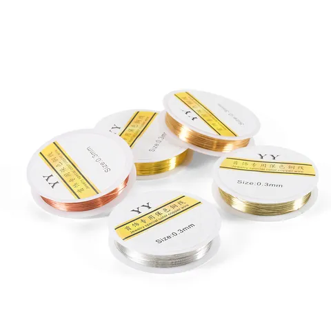 High Quality Color Preserving Copper Wire For Jewelry Making DIY Beading Cord Shaping Wire For Handmade Accessories Craft