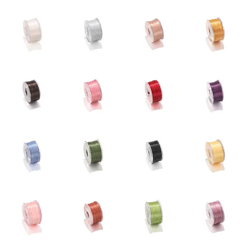 Fil de Perlage en Nylon de 0.3mm pour la Fabrication de Bijoux DIY Cordon d'Enfilage Fait à la Main Couleurs Multiples Fil à Broder