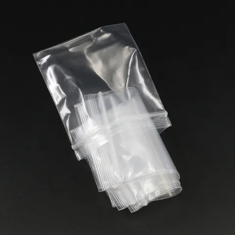 Transparante PE Hersluitbare Plastic Zakjes met Druksluiting Duidelijke Herbruikbare Opbergtassen voor Sieraden