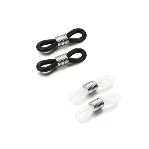 Silikon Brillenkette Steckverbinder Legierung Spule Rutschfeste Brillenband Enden Halter Für DIY Schmuckherstellung Brillenzubehör