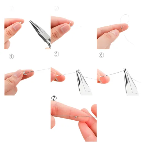 Stainless Steel Crimp Beads Positioning Spacers For Jewelry Making DIY Findings High Polished Metal Beads Crafting Accessory