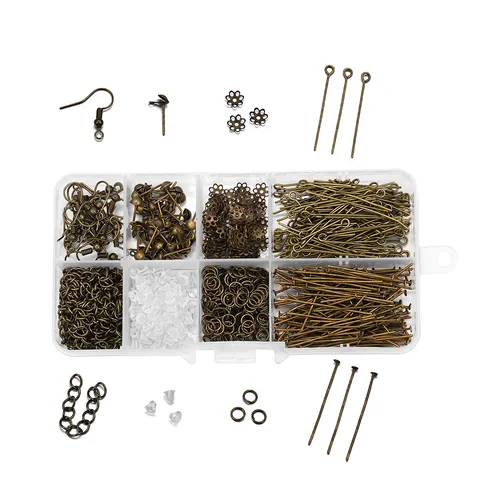Professional DIY Jewelry Making Findings Collection Including Pliers Tweezers Caliper Earring Hooks For Jewelry Creation
