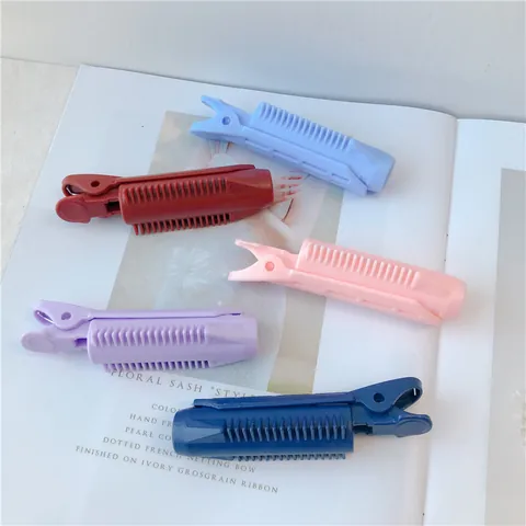 Korean Root Volumizing Hair Clip For Women Plastic Bangs Fixing Styling Tool Natural Volume Hair Curler Roller Clamp