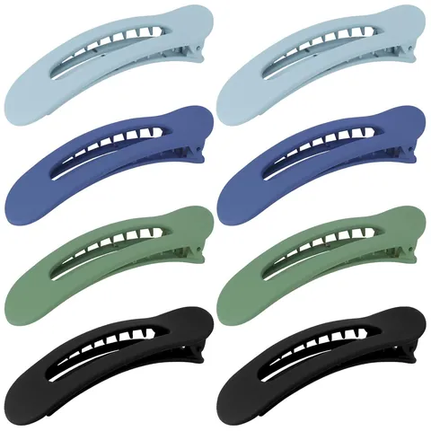 Matte Große Haarklammern Für Damen Koreanisches Einfaches Hohles Design Rutschfeste Haarnadeln Styling-Tools Haarschmuck