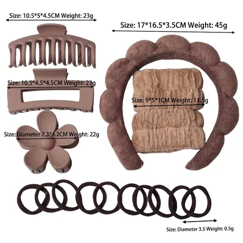 Cerchietto a Nuvola in Spugna Molla per Capelli Cinturini in Peluche Elastici per Donna Lavaggio Viso Trucco Accessori Capelli