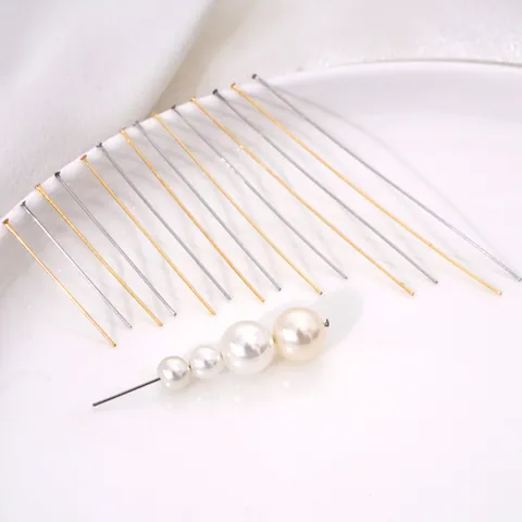 Stainless Steel Jewelry Making Findings Eye Pins T Pins Ball Pins Crimp Bead Covers For DIY Necklaces Bracelets Earrings