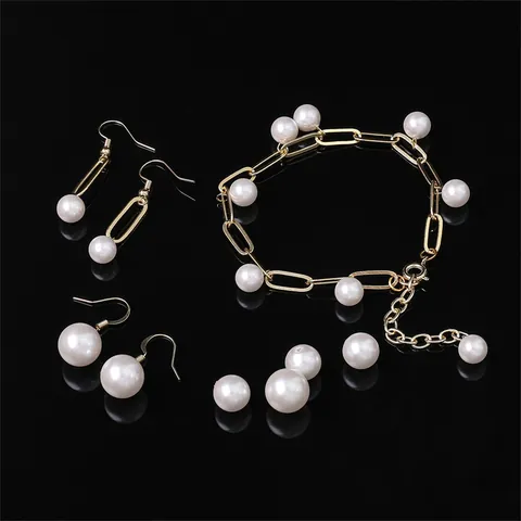 White Round Glass Imitation Artificial Pearl Loose Beads For DIY Jewelry Making Bracelet Necklace Earrings Elegant Crafting Materials