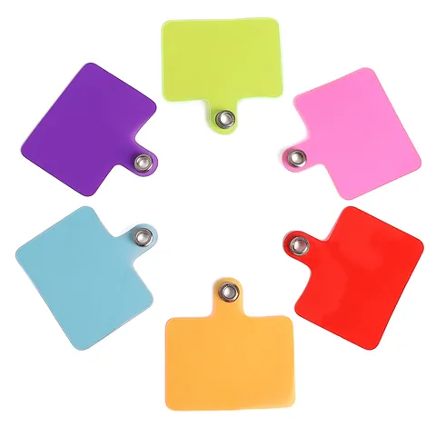 Universal Handy Lanyard Halteplättchen Mit Metallring Öse PVC Silikon Verbindungsstück Für Handyhülle DIY Hängendes Zubehör