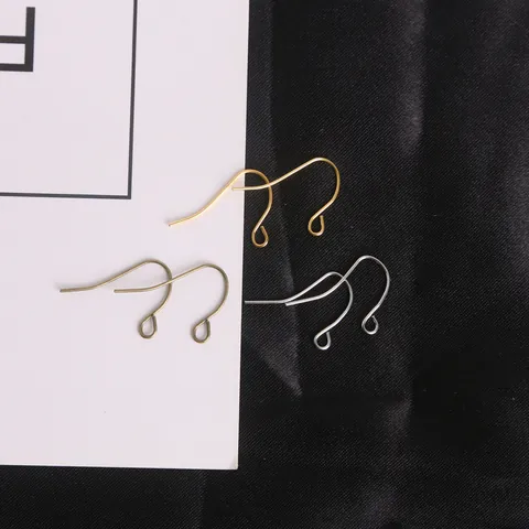 Ganchos para Pendientes de Aleación de Metal Con Bucle para la Fabricación de Joyas DIY Oro Plata Bronce Antiguo Piezas de Pendientes