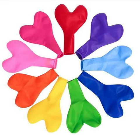Heart Shaped Latex Balloons Colorful Romantic Balloon For Wedding Birthday Valentine Day Party Scene Decoration Props