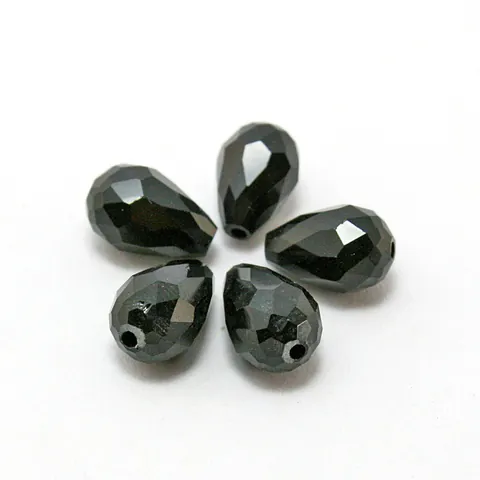 Faceted Teardrop Glass Crystal Beads For DIY Jewelry Making Bracelet Necklace Earrings Crafting Loose Beads Accessories Multi Color