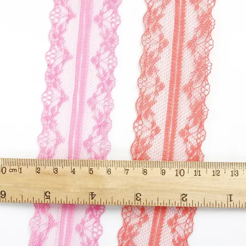 Elegant Polyester Lace Trim Hollow Floral Ribbon For DIY Sewing Craft Hair Accessories Clothing Decoration Lace Edging