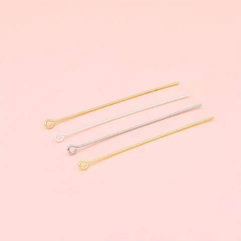 Gold Plated Copper Eye Pins For Jewelry Making DIY Earrings Necklaces Beads Handmade Findings Accessories