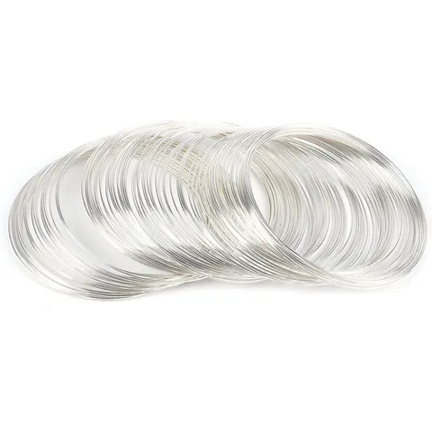 Memory Steel Wire Coils For Jewelry Making Plated Gold Silver KC Gold DIY Bracelet Necklace Components Craft Wire Accessory