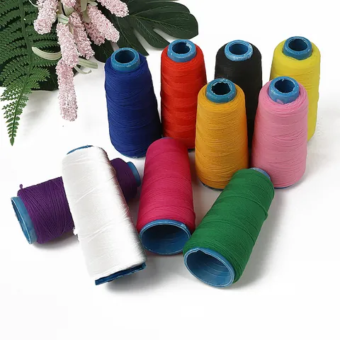 High Elasticity Polyester Thread For Bow Making DIY Handcraft Accessories Multi Color Elastic String Large Spool For Jewelry Making