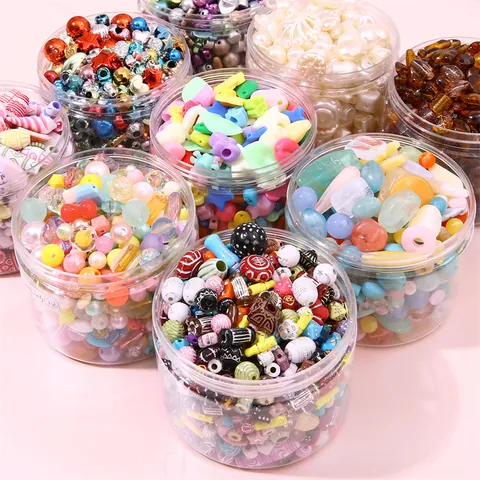 Vintage Baroque Acrylic Resin Alloy Beads Mixed Charms Assorted Shapes For DIY Necklace Bracelet Jewelry Making Accessories