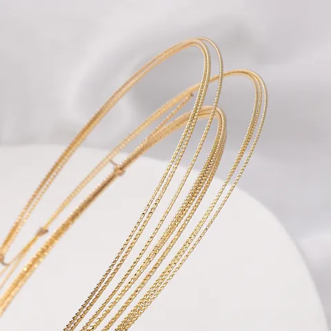14K Goud Gevuld Koperdraad Voor Sieraden Maken DIY Diamantslijping Getextureerde Harde Metalen Draad Kralen Accessoires