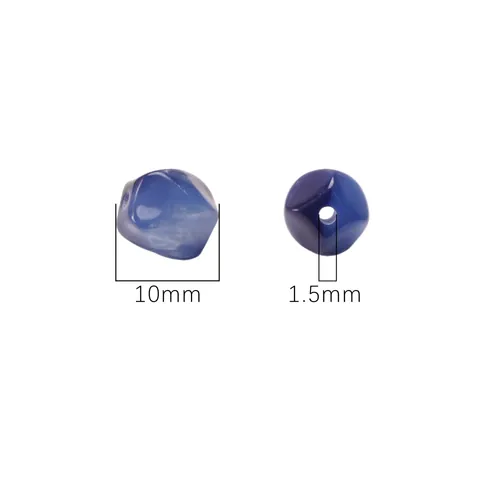 Faux Cat's Eye Resin Octagonal Beads Gradient Iridescent Faceted Cube Loose Spacer Beads For DIY Jewelry Making Crafting