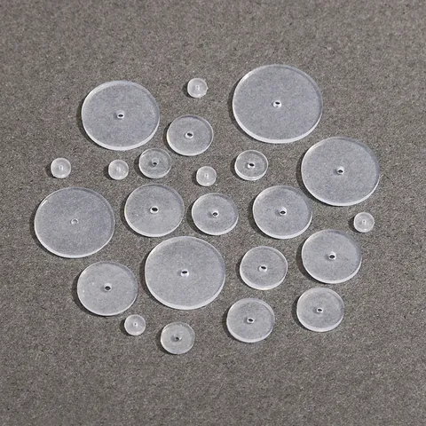 Clear Silicone Earring Back Pads Stability Discs For Piercings Earrings DIY Jewelry Making Accessories Multiple Sizes