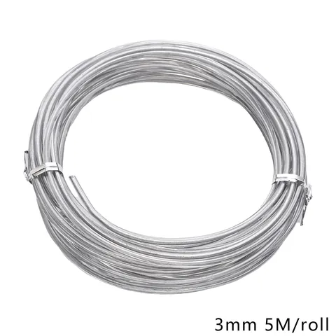 Manual Silver Aluminum Craft Wire For Jewelry Making DIY Bracelet Necklace Earrings Accessory Metallic Soft Jewelry Wire