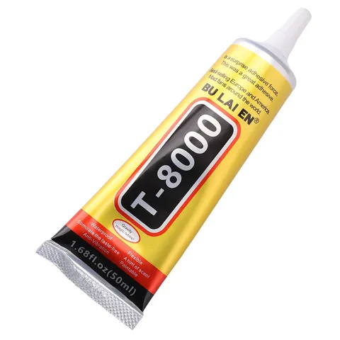 T-8000 Multi Purpose Adhesive Strong Glue For DIY Jewelry Repair Phone Screen Crafting Waterproof Flexible Clear Adhesive