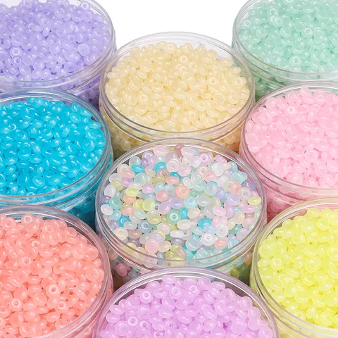 Glass Abacus Beads Flat Rondelle Loose Spacer Beads Macaroon Colors For DIY Necklace Bracelet Handmade Jewelry Making Accessories