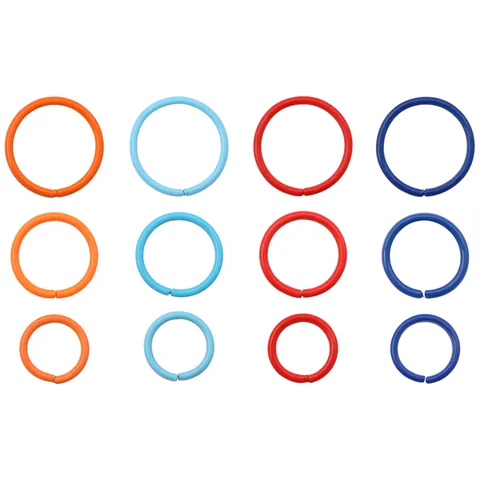 Colorful Metal Jump Rings Open Closed Loops DIY Jewelry Making Findings Keychain Handcrafted Materials Craft Accessories