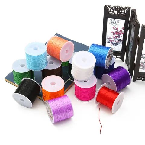 Crystal Elastic String Polyurethane Beading Cord Strong Stretchy Line For DIY Bracelet Jewelry Making Crafting Accessories Multi Color