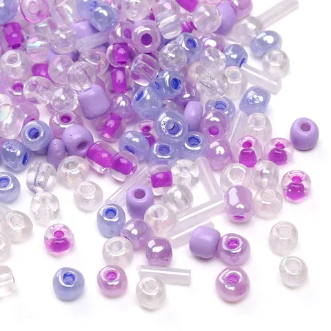 Mixed Color DIY Seed Beads And Tube Beads Loose Beads For Handmade Bracelets Craft Jewelry Making Supply Pack