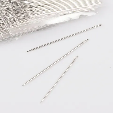 Stainless Steel Large Eye Sewing Needles Set For Hand Sewing Embroidery Cross Stitch DIY Craft Home Repair Tool Accessory